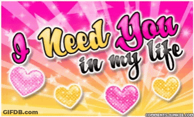 Pastel I Need You In My Life GIF