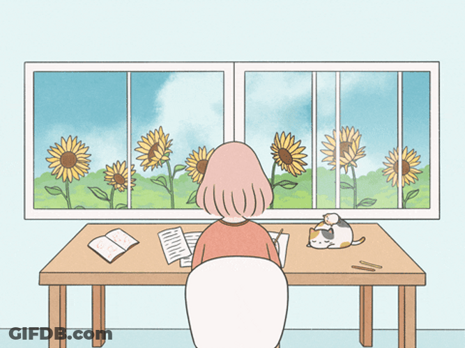 Pastel Orange Aesthetic GIF