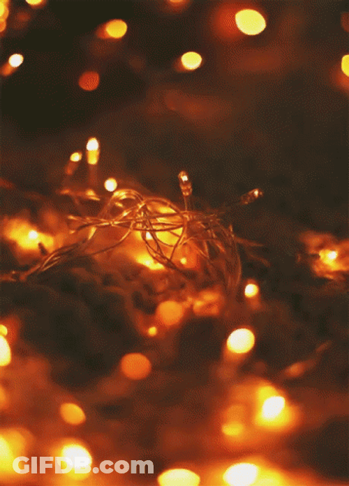 Pastel Orange Aesthetic Flashing Lights GIF