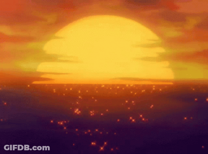 Pastel Orange Aesthetic Gorgeous Sunset GIF