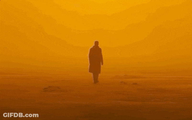 Pastel Orange Apocalypse Walk Aesthetic GIF