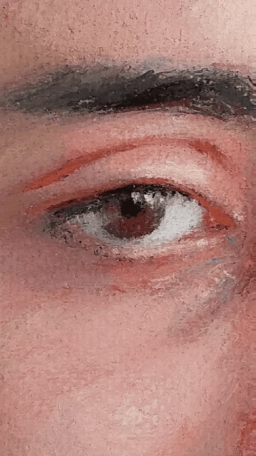 Pastel Portrait Art GIF