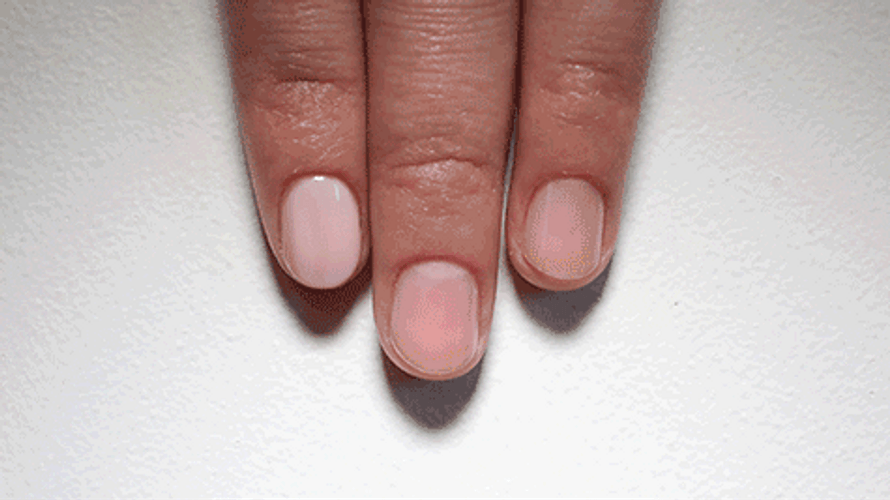 Pastel Rainbow Nail Polish Loop GIF