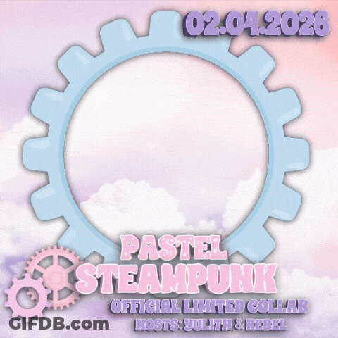 Pastel Steampunk Poster GIF