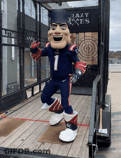Pat Patriot Mascot GIF