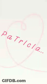 Patricia Written On White Background GIF