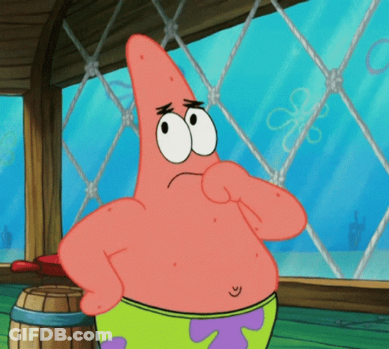 Patrick Air Quotes GIF