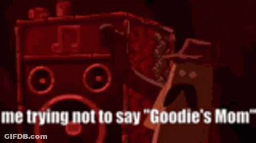 Patrick And Spongebob Are Standing Next To Each Other In A Dark Room . GIF