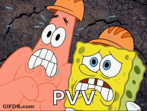 Patrick And SpongeBob Saying PVV GIF
