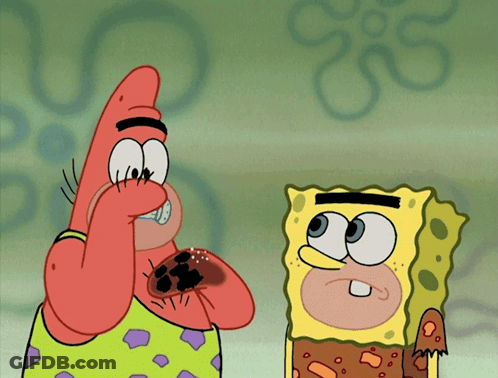 Patrick And SpongeBob Talking GIF