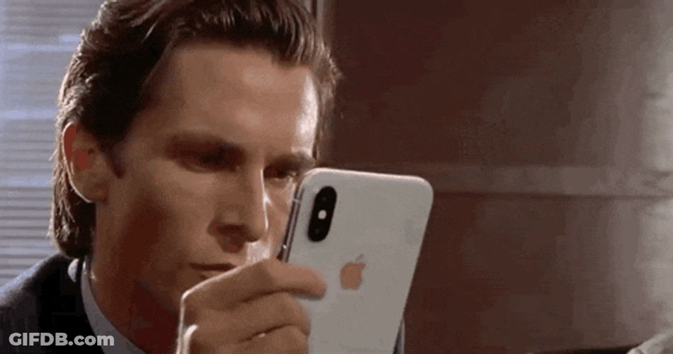 Patrick Bateman Paul Allen GIF