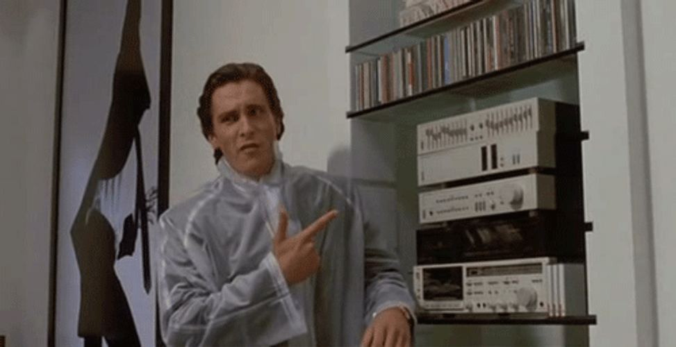 Patrick Bateman Simple Dance GIF
