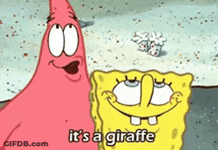 Patrick Boo At Bikini Bottom GIF
