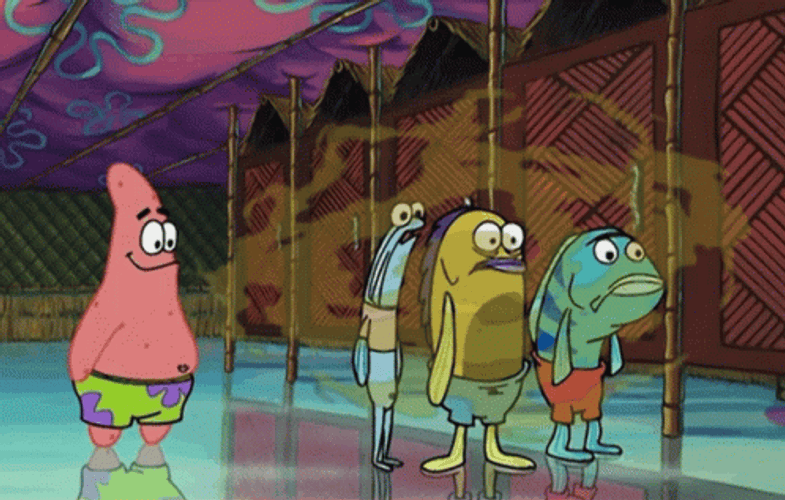 Patrick Boo Trying To Kill Us GIF