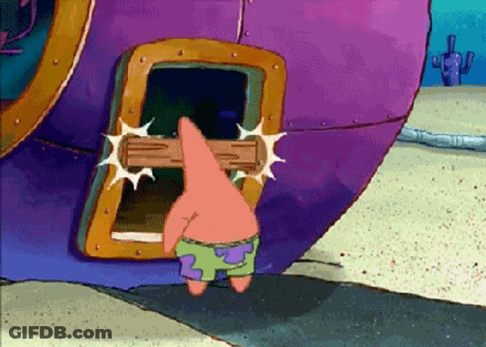 Patrick Displaying Stupid Actions In Spongebob GIF