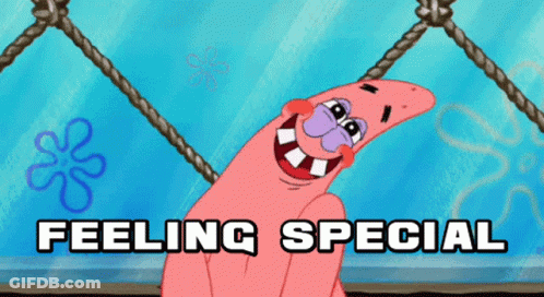 Patrick Feeling Special GIF