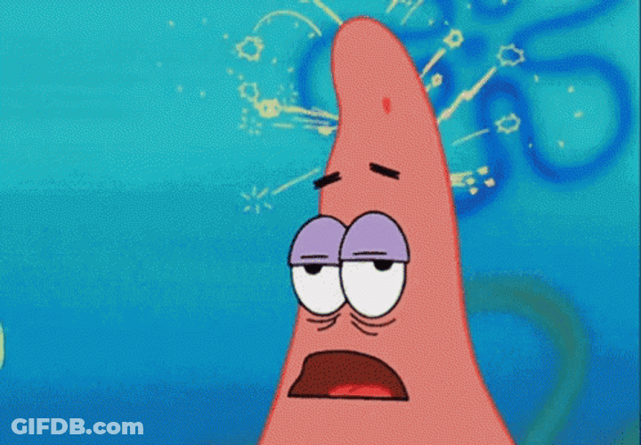 Patrick Fried Brain GIF