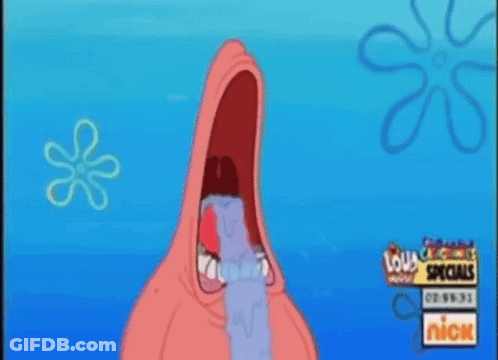 Patrick From SpongeBob Crying GIF