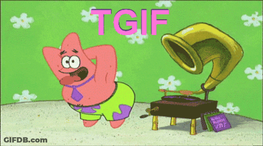 Patrick Grooving Tgif Meme GIF
