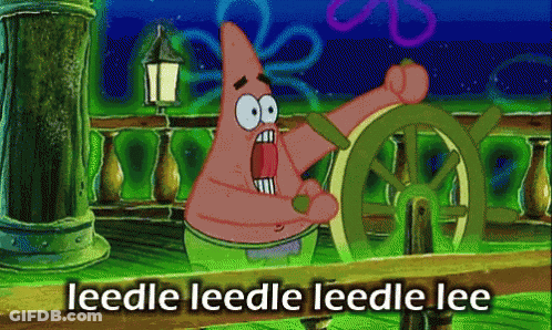 Patrick Holding Steering Wheel Saying Leedle Leedle Leedle Lee GIF