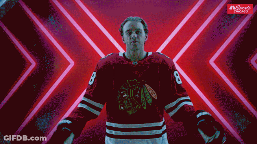 Patrick Kane Hands Up GIF