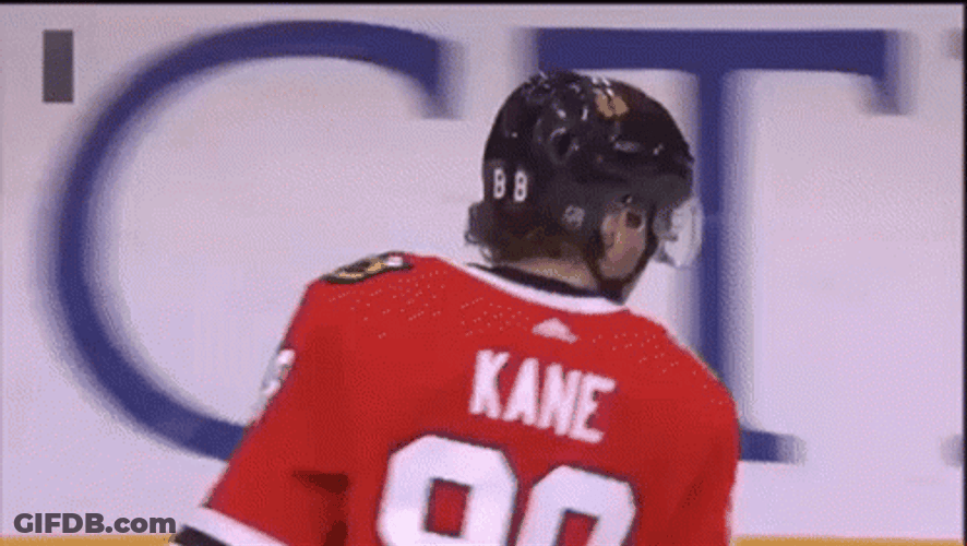 Patrick Kane Victory Smile GIF
