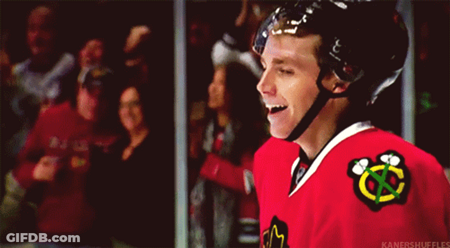 Patrick Kane Wide Smile GIF