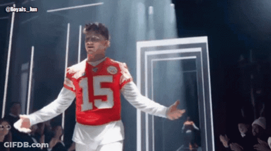 Patrick Mahomes Grand Entrance GIF