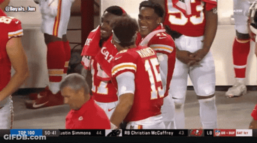 Patrick Mahomes Happy Dance GIF