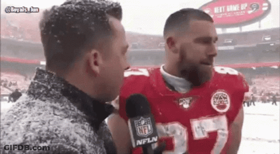 Patrick Mahomes Hugging Travis Kelce GIF