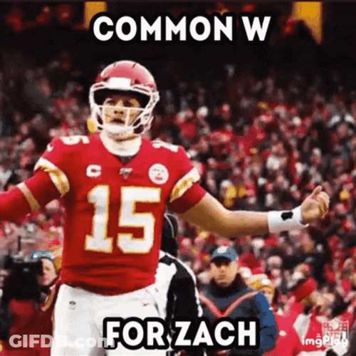 Patrick Mahomes Running On Field GIF