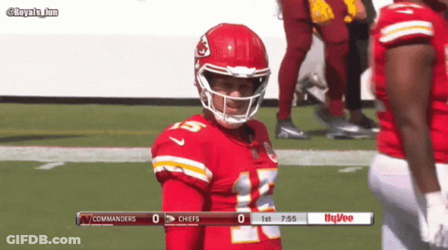 Patrick Mahomes Whatever Shrug GIF
