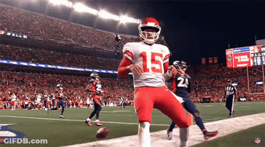 Patrick MahomesChest Pumps GIF