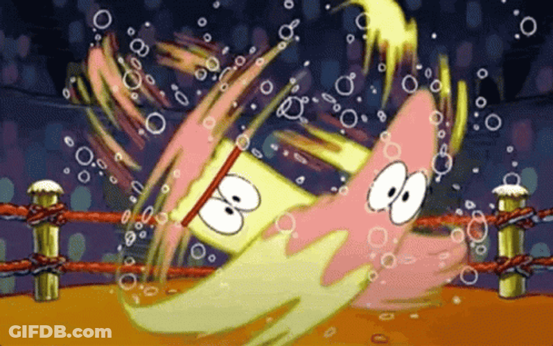 Patrick Meme Wresting GIF
