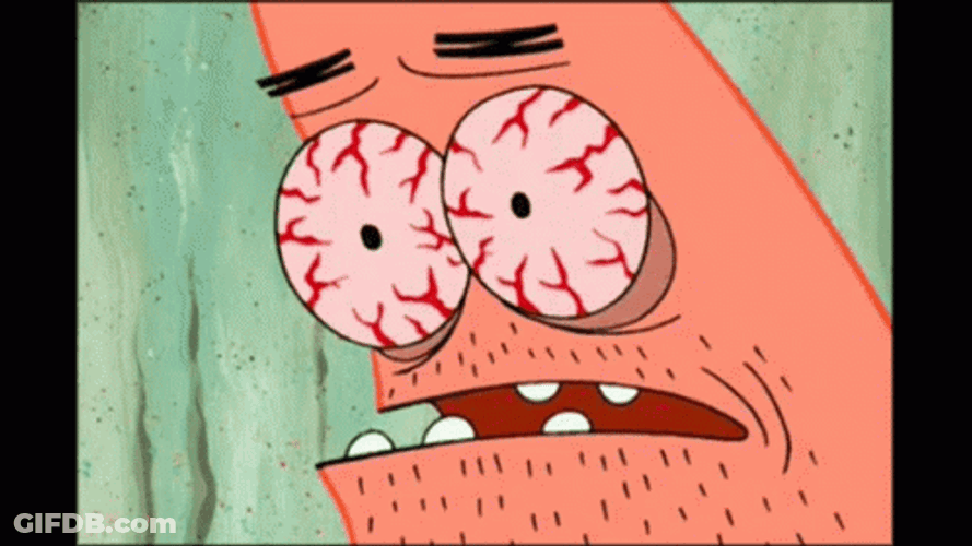 Patrick My Eyes Intense Stare GIF