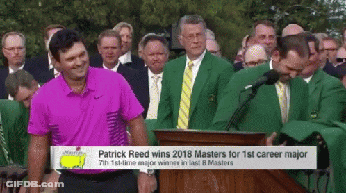 Patrick Reed Wins 2018 Masters GIF