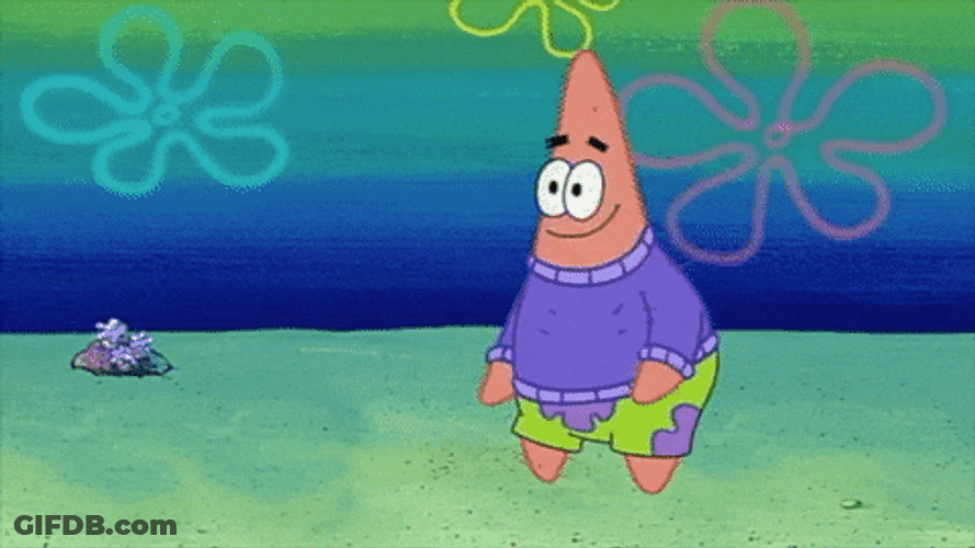 Patrick's Ready For The First Day Of Spring GIF