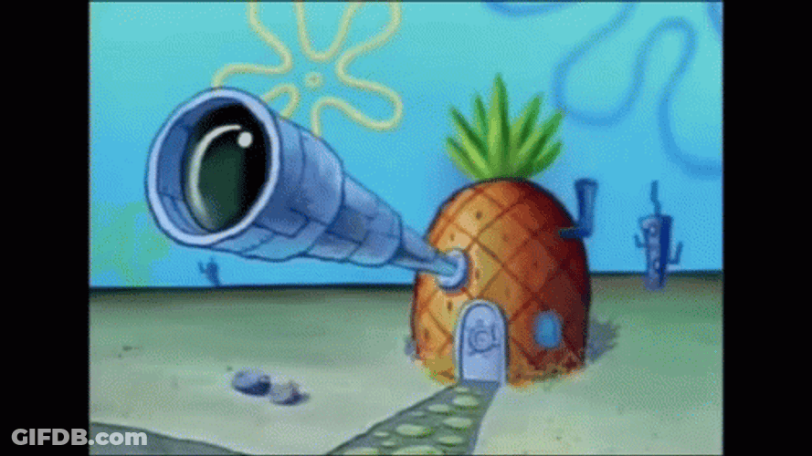 Patrick Saw Rick Astley Roll Meme GIF