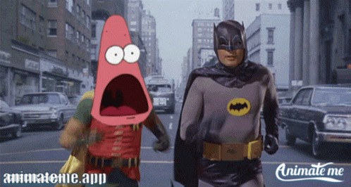 Patrick Star And Batman Animate Me App GIF