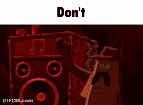 Patrick Star And Spongebob Squarepants Saying Don't GIF