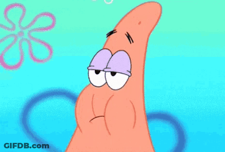 Patrick Star Chewing GIF