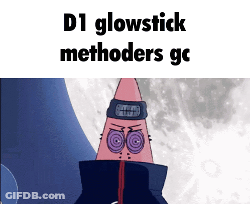 Patrick Star D1 Glowstick Methoders GC GIF