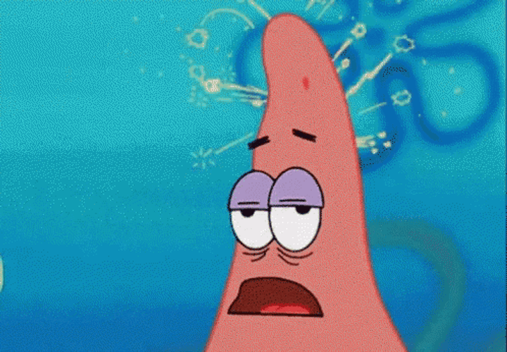Patrick Star Dizzy GIF