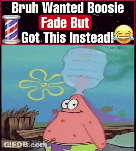 Patrick Star From Spongebob Squarepants Is Drinking Water From A Bottle GIF