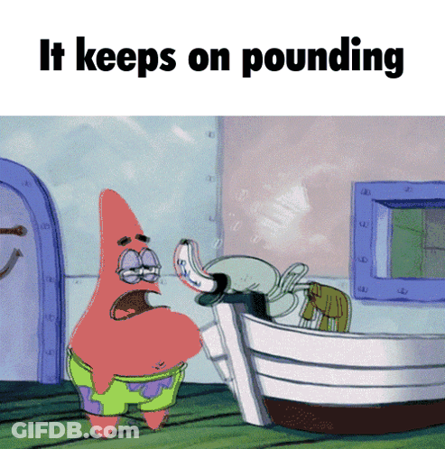 Patrick Star From Spongebob Squarepants Is Talking To Squidward Tentacles GIF