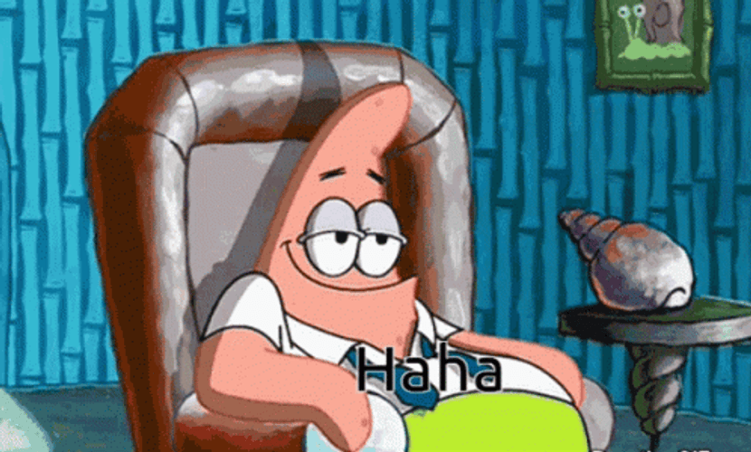 Patrick Star Haha GIF