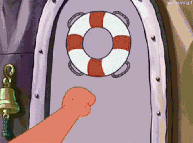 Patrick Star Hello I Love You GIF