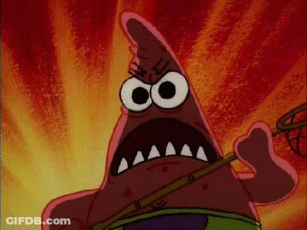 Patrick Star Holding Basketball GIF