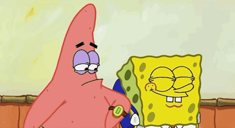 Patrick Star Homework Time GIF