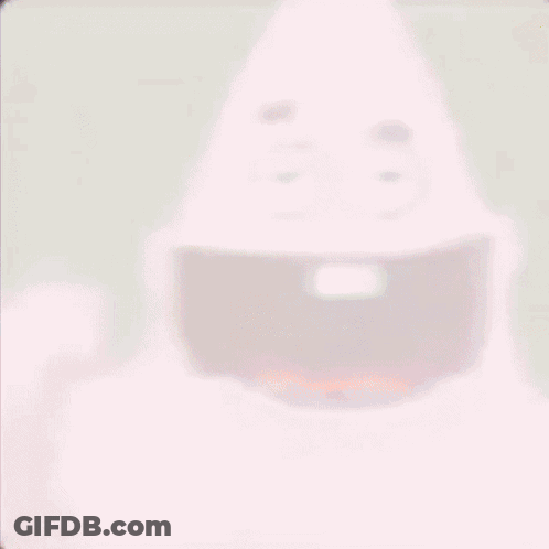 Patrick Star Laughing With Open Mouth GIF